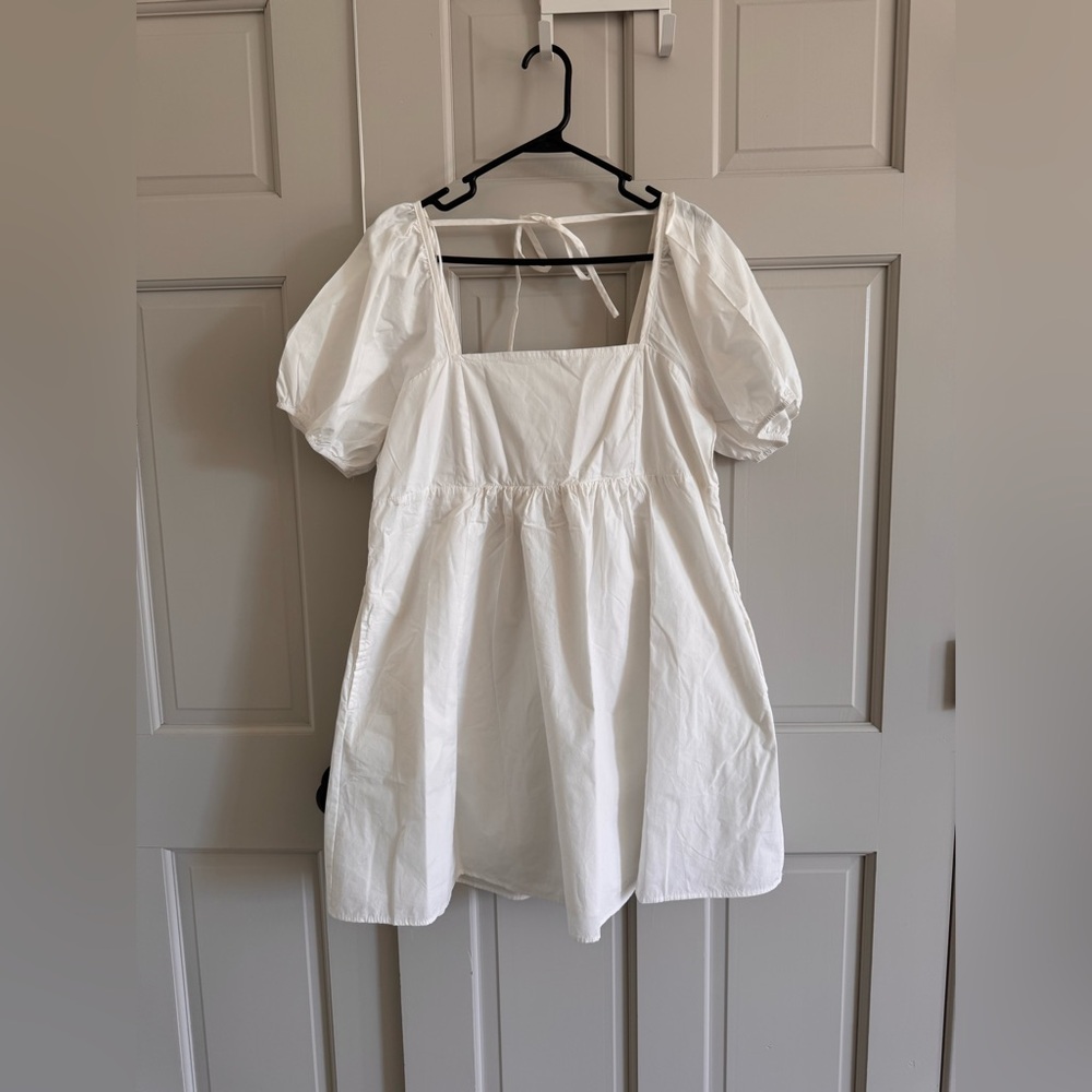 EUC Draper James white dress L